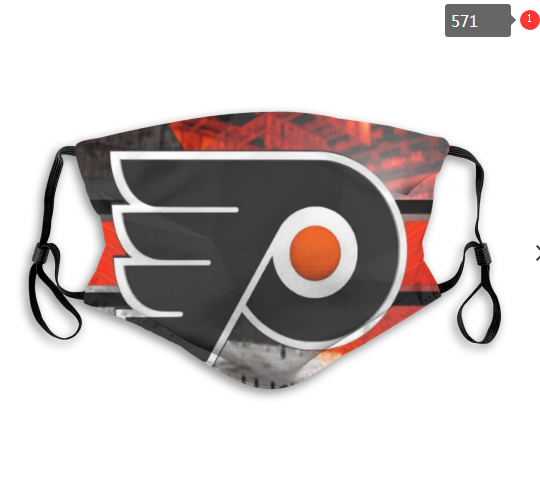 NHL Philadelphia Flyers #6 Dust mask with filter->nhl dust mask->Sports Accessory